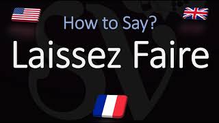 How to Pronounce Laissez Faire CORRECTLY English American French Pronunciation [upl. by Ykcub]