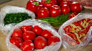 Как правильно замораживать продукты на зиму Заготавливаем продукты на зиму [upl. by Rabaj]