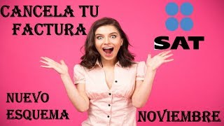 Nuevo Esquema de Cancelación de Facturas CFDI 33 SAT 2019 [upl. by Doownelg]