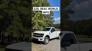 2024 F150 50 4x4 REAL WORLD FUEL ECONOMY [upl. by Radmen]