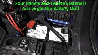 BMW F31 Wagon Battery Access [upl. by Nolte96]