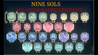 Nine Sols  All Jades Tierlist [upl. by Adrienne]