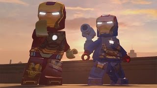 LEGO Marvels Avengers  Manhattan 100 Free Play Guide  Slums All Gold Bricks characters etc [upl. by Ichabod]