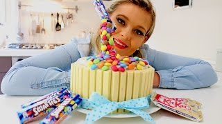 HOW TO MAKE AN ANTI GRAVITY CAKE  Lou Lous Kitchen [upl. by Mclyman985]