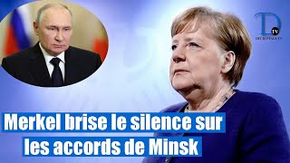 Coup dÉtat accords de Minsk Crimée  Merkel dévoile lenvers du décor [upl. by Aihsekal600]