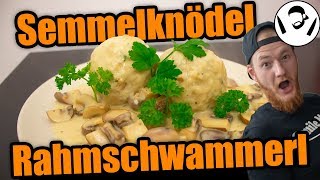 Semmelknödel mit Rahmschwammerl  wie bei Mama⭐⭐⭐ [upl. by Sofia]