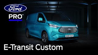 ETransit Custom by Ford Pro  Premiere of an AllElectric Icon [upl. by Constance958]