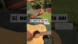 Super Easy Guitar song for beginners  Pehle bhi main  vishal  Guitar lesson [upl. by Eldwen]