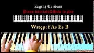 Księżniczka Sylwia Grzeszczak jak zagrać piano tutorial zagrajtosam2 [upl. by Shela]