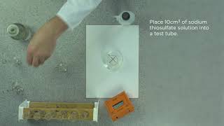 Edexcel Core Practical 91 GCSE C71 Rate of reaction measure colour change of sodium thiosulfate [upl. by Brynna]