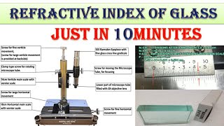 PHYSICS CLASS XIIEXPIREMENT 11 Refractive Index Of Glass [upl. by Haletta]