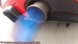 Ferrari 458 Speciale Fi Exhaust Sound  Acceleration and Flames [upl. by Anitsahs]