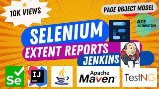 2023 Selenium  Java  Extent Reporting  Jenkins  TestNG  Page Object Model  Intellij Setup [upl. by Melisa]