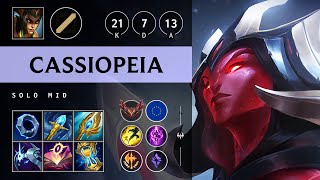 Cassiopeia Mid vs Smolder Triple Kill Dominating  EUW Grandmaster Patch 1420 [upl. by Acisse]