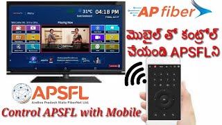 Control Ap fibernet with mobile easilyby converting mobile into mouse in Telugu by sai prasad [upl. by Eadwina109]