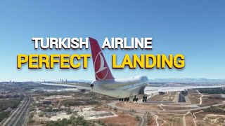 Perfect Landing Turkish Airlines Boeing 7478  MSFS  Microsoft Flight Stimulator 2023 aviation [upl. by Adiari]