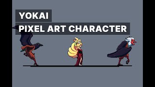 Free Yokai Pixel Character Sprites for Video Games [upl. by Chrisse]