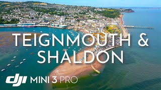 4K Teignmouth amp Shaldon Devon Cinematic Drone Video DJI Mini 3 Pro [upl. by Ynnattirb]