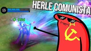 HERLE EL COMUNISTA  MOBILE LEGENDS VALENTINA [upl. by Lipp]