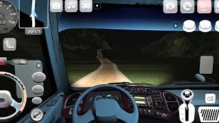 Pickup Passengers At Night From The Terminal  Minibus Simulator Vietnam  Android Gameplay [upl. by Mahan]