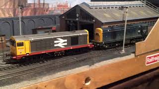 Bachmann Class 20s both with Hornby TTS sound [upl. by Catt862]