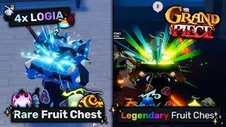 GPO 50 Rare Chests VS 50 Legendary Chests 4x LOGIA✨ [upl. by Otsuaf53]