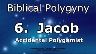 Biblical Polygyny Part 6 Jacob  by Dr Luck from Polygamy HQ [upl. by Kenrick339]