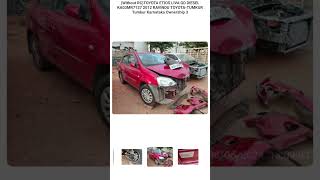 Toyota etios Accident salvageCar insurance claim viralvideo salvage insuranceclaim shortsyoutube [upl. by Eladnwahs]