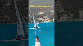 Lefkas Sailing Paradise in Greece song travel sailing vacation lefkas [upl. by Ardnua558]