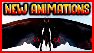 ECLIPSIS MOTHMAN NEW ANIMATIONS NEW UPDATE  Roblox Kaiju Universe [upl. by Aramaj]