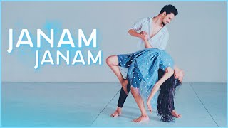 Janam Janam  Contemporary Dance  Shreya Gupta  Uttam Singh Choreography [upl. by Ilocin]