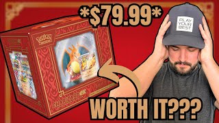 Worth 7999 Charizard EX SuperPremium Collection Box Review [upl. by Lowenstern]