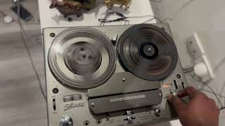 Tandberg 64 reel to reel 1960 Tube built [upl. by Ayar]