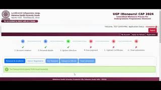 MGU  UGP 2024  Steps for Online Registration [upl. by Ezirtaeb383]