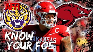 Know Your Foe LSU Tigers vs Arkansas Razorbacks Preview [upl. by Yesnikcm]