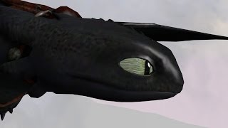 SFM Dragons Toothless Takes To The Skies [upl. by Edobalo]