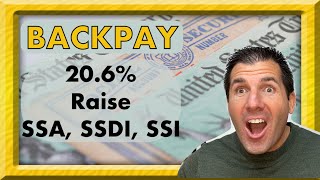 Backpay  206 Raise to Social Security SSDI SSI in 2024 [upl. by Yzeerb767]