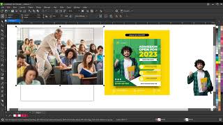 Coreldraw Simple amp Creative Techniques for Making Education Banner Design  Ahsan Sabri [upl. by Yleik]