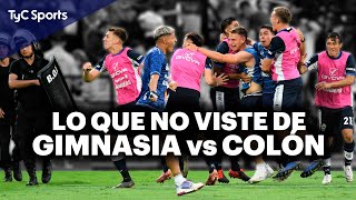 LO QUE NO VISTE DE GIMNASIA vs COLÓN ⚽ DESEMPATE POR EL DESCENSO FESTEJOS LLANTOS EMOCIONES Y MÁS [upl. by Sirtimid]