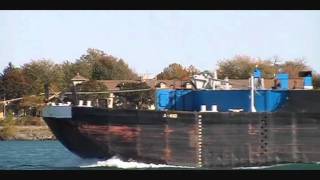 Mary E Hannah Barge A410 Upbound Port Huron [upl. by Anpas]