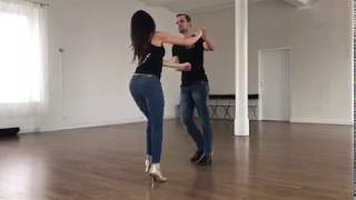 Bachata basic  Studio Tańca Anna Kowalska [upl. by Doak]