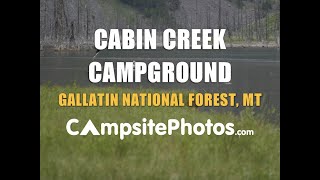 Cabin Creek Campground Gallatin National Forest MT [upl. by Shara]