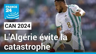 CAN 2024  LAlgérie évite la catastrophe face au Burkina Faso • FRANCE 24 [upl. by Tallou91]