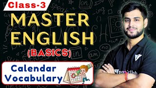 Learn Calendar Vocabulary for Daily Conversations  Class3  Learn Spoken English  Tpoint English [upl. by Nosduh]