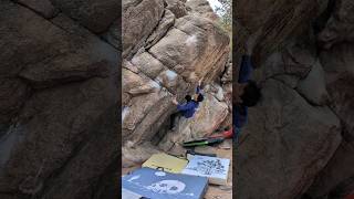 Reality Bites V8  Three Sisters bouldering Colorado [upl. by Dulla]