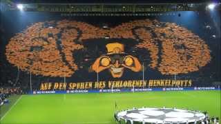 Choreo  Borussia Dortmund vs FC Malaga 32 09042013 Champions League [upl. by Ardnossak]