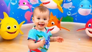 🛑🌟Baby Adventure with sharks Nursery rhymes Kids videos Voo voo Kids videoNursery rhymes🎶🌟 [upl. by Mischa]