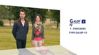 Objectif Galop® 2  Parcours type Galop® 2 [upl. by Katt]