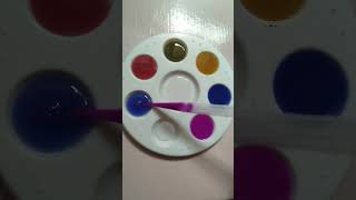 Colour mixing youtubeshorts colourmixing mixing satisfying colourtheory arts painting short [upl. by Lerat]