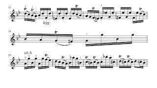 Violin Sonata in G minor Devils Trill Sonata Bg5  G Tartini Violin Sheet Music [upl. by Luane]